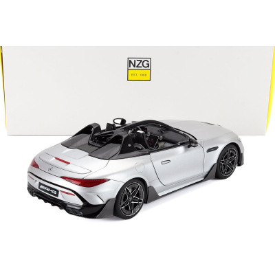 NZG MERCEDES BENZ SL-CLASS AMG 4.0L V8 BITURBO 585cv PureSpeed SPIDER OPEN 2025 - SILVER 1/18