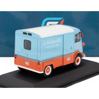 ODEON CITROEN TYPE HY VAN N 53 BISTROMOBILE GRUAU 1971 - LIGHT BLUE ORANGE WHITE 1/43