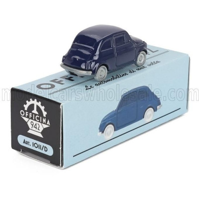 OFFICINA 942 FIAT NUOVA 500 1957 - DARK BLUE 1/76