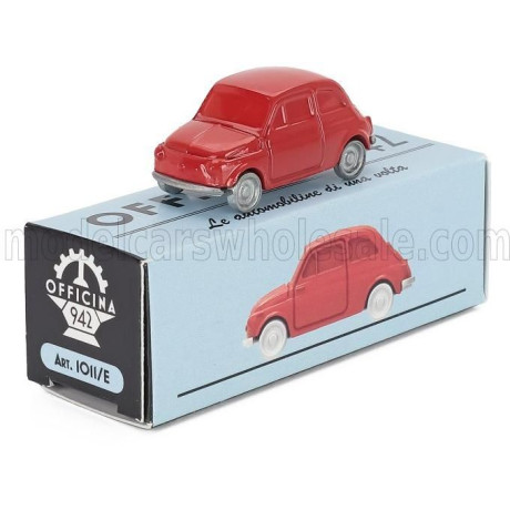 OFFICINA 942 FIAT NUOVA 500 1957 - RED 1/76
