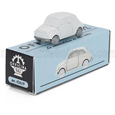 OFFICINA 942 FIAT NUOVA 500 1957 - WHITE 1/76