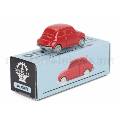 OFFICINA 942 FIAT NUOVA 500 1957 - RED 1/76