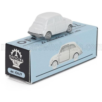 OFFICINA 942 FIAT NUOVA 500 1957 - WHITE 1/76