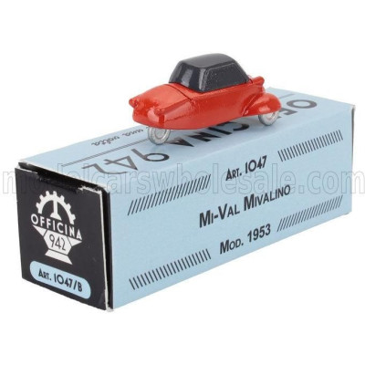OFFICINA 942 MI-VAL MIVALINO 1953 - RED BLACK 1/76