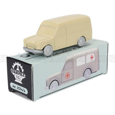OFFICINA 942 FIAT 1100 GARAVINI AMBULANZA - AMBULANCE 1954 - BEIGE 1/76