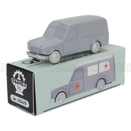 OFFICINA 942 FIAT 1100 GARAVINI AMBULANZA - AMBULANCE 1954 - GREY 1/76