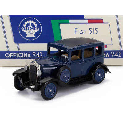 OFFICINA 942 FIAT 515 BERLINA 1931 - BLUE BLACK 1/43