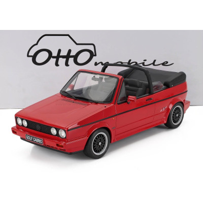 OTTO MOBILE VOLKSWAGEN GOLF MKI SPORTLINE CABRIOLET OPEN 1991 - RED 1/12