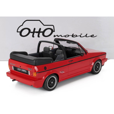 OTTO MOBILE VOLKSWAGEN GOLF MKI SPORTLINE CABRIOLET OPEN 1991 - RED 1/12