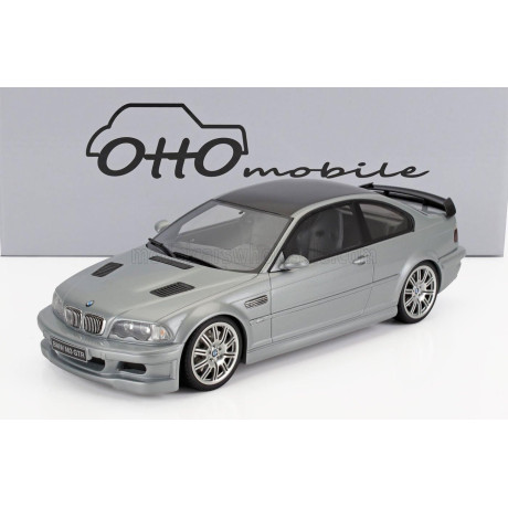 OTTO MOBILE BMW 3-SERIES M3 (E46) GTR COUPE 2001 - SILVER 1/18