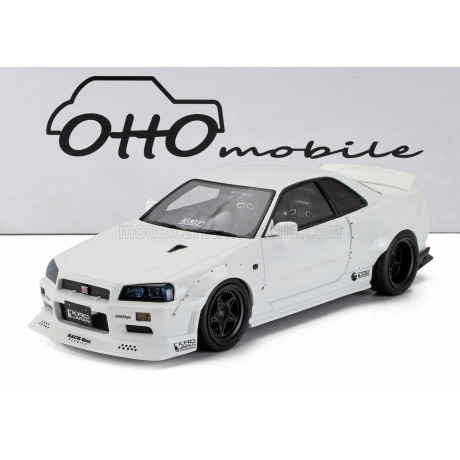OTTO MOBILE NISSAN SKYLINE GT-R (BNR34) BY KRC 2019 - WHITE 1/18