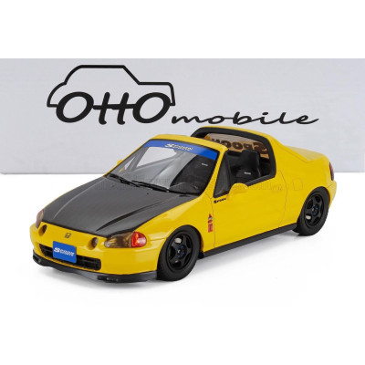 OTTO MOBILE HONDA CIVIC DEL SOL SPOON 1996 - YELLOW BLACK 1/18