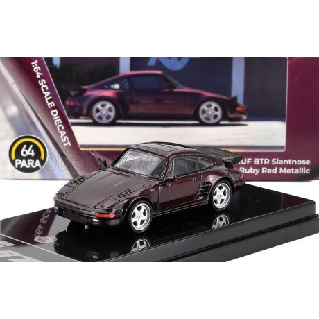 PARAGON MODELS PORSCHE 911 930 RUF BTR COUPE 1986 - RUBY RED MET 1/64