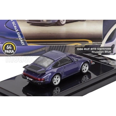 PARAGON MODELS PORSCHE 911 930 RUF BTR COUPE 1986 - PRUSSIAN BLUE 1/64