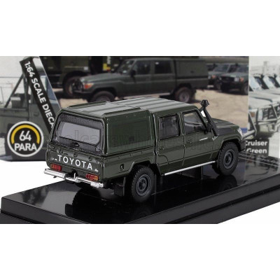 PARAGON MODELS TOYOTA LAND CRUISER LC79 PICK-UP CLOSED 2014 - MILITARY GREEN 1/64