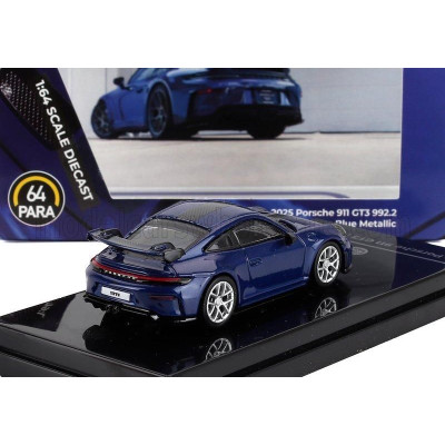 PARAGON MODELS PORSCHE 911 992-2 GT3 COUPE 2024 - BLUE MET 1/64