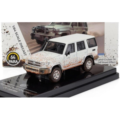 PARAGON MODELS TOYOTA LAND CRUISER LC76 OFF ROAD LHD 2017 - WHITE MUD 1/64