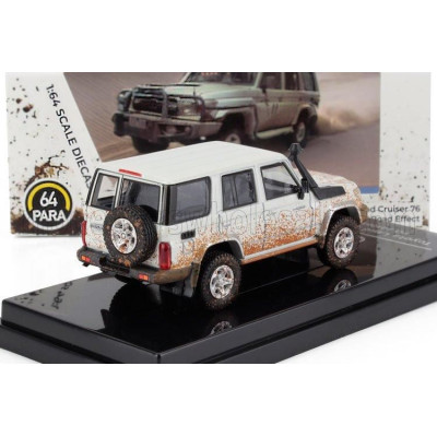 PARAGON MODELS TOYOTA LAND CRUISER LC76 OFF ROAD LHD 2017 - WHITE MUD 1/64