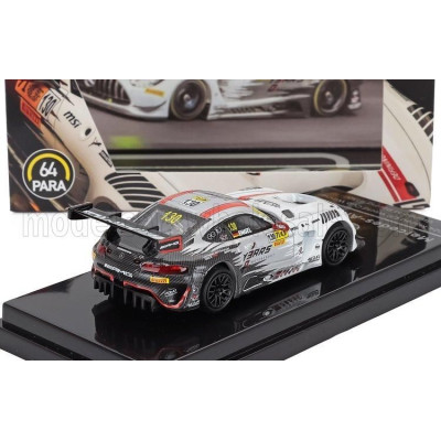PARAGON MODELS MERCEDES BENZ AMG GT3 EVO 6.2L V8 TEAM GMR N 130 WINNER FIA GT WORLD CUP MACAU 2024 MARO ENGEL - WHITE BLACK 1/64