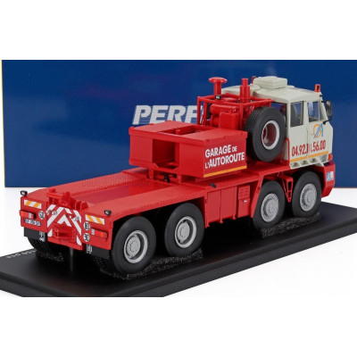 PERFEX WILLEME TG250 TRUCK GARAGE DE L'AUTOROUTE TRANSPORT 4-ASSI 1962 - LIGHT GREY RED 1/43