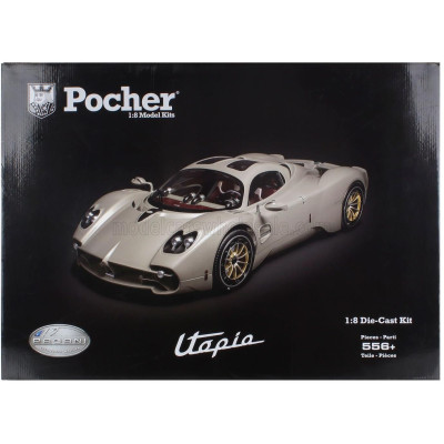 POCHER PAGANI UTOPIA COUPE 2023 - GRIGIO RINASCIMENTO - LIGHT GREY 1/8