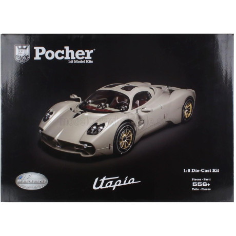 POCHER PAGANI UTOPIA COUPE 2023 - GRIGIO RINASCIMENTO - LIGHT GREY 1/8