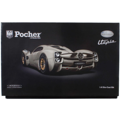 POCHER PAGANI UTOPIA COUPE 2023 - GRIGIO RINASCIMENTO - LIGHT GREY 1/8
