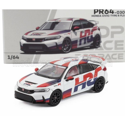 POP RACE LIMITED HONDA CIVIC TYPE-R (FL5) N 271 RACING 2020 - WHITE 1/64