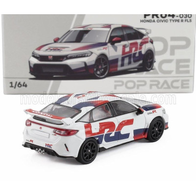 POP RACE LIMITED HONDA CIVIC TYPE-R (FL5) N 271 RACING 2020 - WHITE 1/64