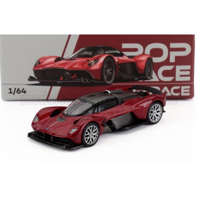 POP RACE LIMITED ASTON MARTIN VALKYRIE 2021 - RED 1/64