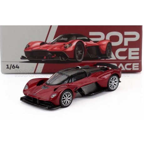 POP RACE LIMITED ASTON MARTIN VALKYRIE 2021 - RED 1/64