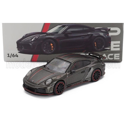 POP RACE LIMITED PORSCHE 911 992 GTR STINGER COUPE 2022 - GREY 1/64