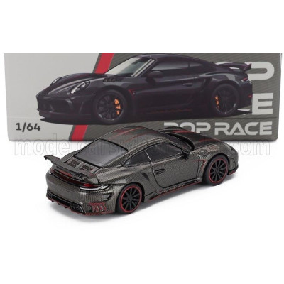 POP RACE LIMITED PORSCHE 911 992 GTR STINGER COUPE 2022 - GREY 1/64