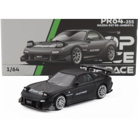 POP RACE LIMITED MAZDA RX-7 RE-AMEMIYA 2006 - GUN METAL GREY 1/64