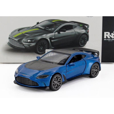 RE EL TOYS ASTON MARTIN V12 VANTAGE 2023 - BLUE CARBON BLACK 1/43