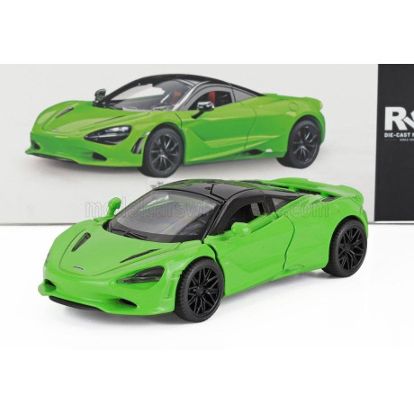 RE EL TOYS McLAREN 750S 2023 - GREEN BLACK 1/43