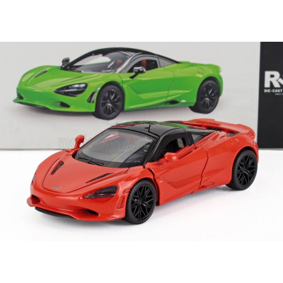 RE EL TOYS McLAREN 750S 2023 - DARK ORANGE BLACK 1/43