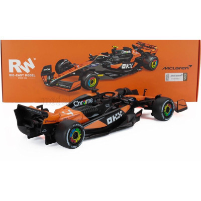 RE EL TOYS McLAREN F1  MCL38 TEAM MCLAREN N 4 SEASON 2024 LANDO NORRIS - ORANGE BLACK 1/24