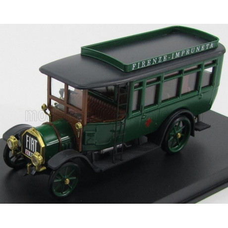 RIO MODELS FIAT 18BL AUTOBUS FIRENZE - IMPRUNETA 1915 - GREEN 1/43