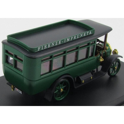 RIO MODELS FIAT 18BL AUTOBUS FIRENZE - IMPRUNETA 1915 - GREEN 1/43