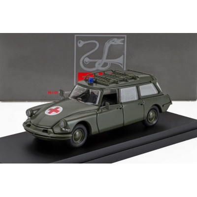 RIO MODELS CITROEN DS19 BREAK SW STATION WAGON MILITARY AMBULANCE 1960 - MILITARY GREEN 1/43