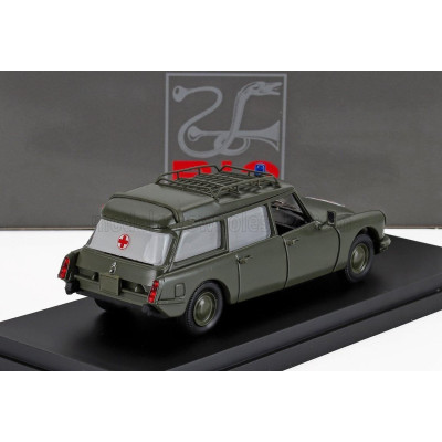 RIO MODELS CITROEN DS19 BREAK SW STATION WAGON MILITARY AMBULANCE 1960 - MILITARY GREEN 1/43
