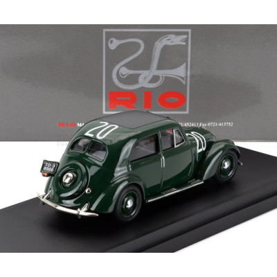 RIO MODELS FIAT 1500 6C N 20 TARGA FLORIO 1936 EDOARDO TEAGNO - GREEN 1/43