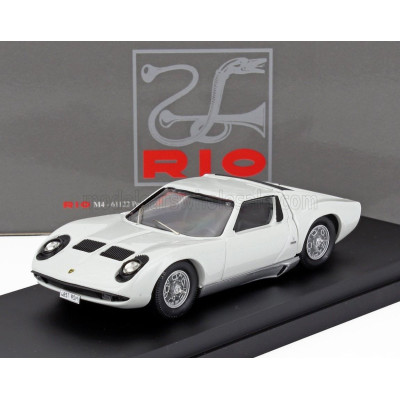 RIO MODELS LAMBORGHINI MIURA P400 1967 - PERSONAL CAR LITTLE TONY - WHITE 1/43