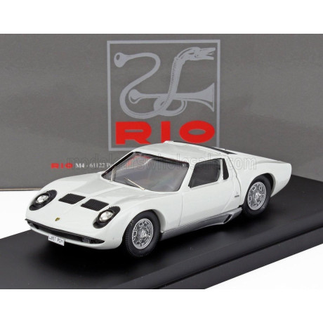 RIO MODELS LAMBORGHINI MIURA P400 1967 - PERSONAL CAR LITTLE TONY - WHITE 1/43