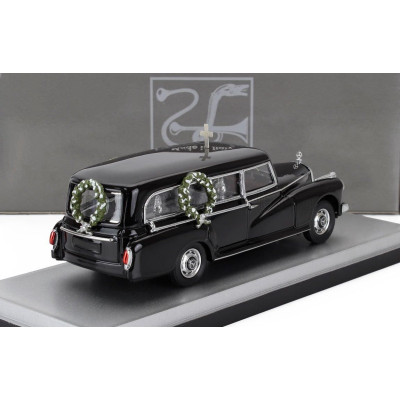 RIO MODELS MERCEDES BENZ 300D HEARSE - CARRO FUNEBRE - FUNERAL CAR 1960 - BLACK 1/43