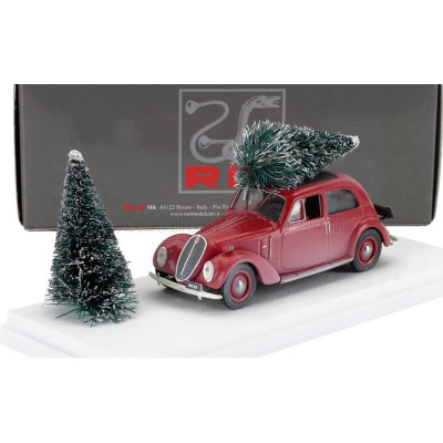 RIO MODELS FIAT 1500 1940 - CHRISTMAS EDITION 2025 - CON BABBO NATALE - WITH SANTA CLAUS FIGURE - RED 1/43