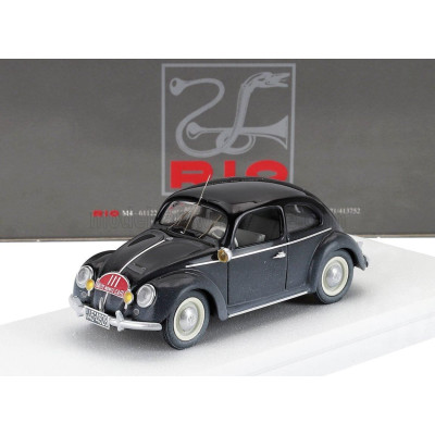 RIO MODELS VOLKSWAGEN MAGGIOLINO BEETLE N 111 RALLY MONTECARLO DIRTY VERSION 1951 BARON VON HANSTEIN - FUHRMAN - BLACK 1/43