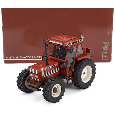 ROS MODEL FIAT 65-90 TRACTOR SUPERCONFORT CAB 4WD 1997 - BROWN 1/32