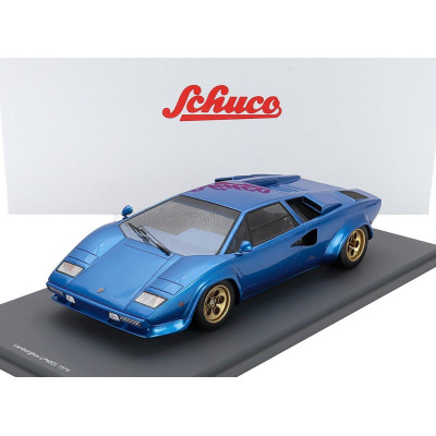 SCHUCO LAMBORGHINI COUNTACH LP400S 1979 - BLUE 1/18